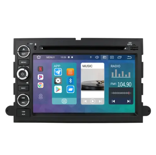 LR AUTO Android 7-inch car machine is suitable for Ford Raptor F-150 car central control dvd player navigator reversing image