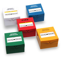 Point de rappel manuel réinitialisable de haute qualité en ABS ignifuge, bouton-poussoir de sortie d'urgence DC 12V/24V, déverrouillage de porte d'urgence vert/rouge, garantie 2 ans
