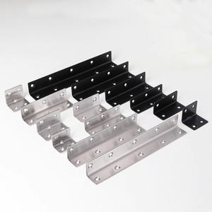 Supports d'angle en acier inoxydable à 90 degrés en forme de L, renfort robuste pour tables, chaises et meubles - Product Image 1