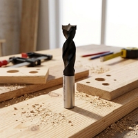 Foret en carbure de tungstène CNC KWS pour outils et accessoires de travail du bois 9x70mm