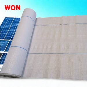 Hoja de tela de malezas de polietileno blanco al por mayor <span class=keywords><strong>MR</strong></span> WON, papel de aluminio de membrana reflectante para exportación fotovoltaica a rollo de Europa y Japón - Product Image 6