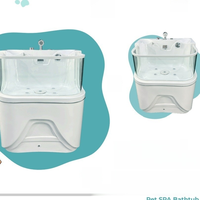 Baignoire SPA multifonctionnelle de luxe pour animaux de compagnie en acrylique avec bain médicamenteux et stérilisation à l'ozone pour animaux de petite et moyenne taille, chiens et chats