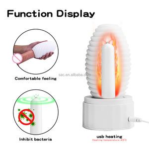 Sacknove <span class=keywords><strong>Best</strong></span> Verkopende Verwarming Usb Elektronische <span class=keywords><strong>Penis</strong></span> Sporter Spiraal Clip Sterke Zuignap Volwassen Seksspeeltje Mannelijke Masturbator - Product Image 4
