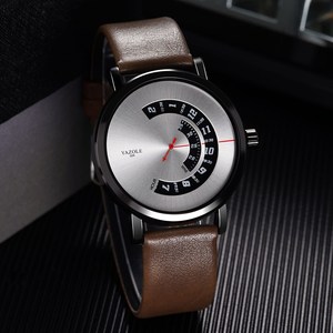 YAZOLE – montre-bracelet à Quartz pour hommes, cadran rotatif, mode de <span class=keywords><strong>luxe</strong></span>, Style rotatif, cadeaux Y509, 360, <span class=keywords><strong>2022</strong></span> - Product Image 3