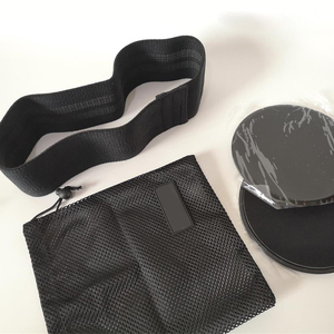 Fascia di resistenza per allenamento a casa con esercizi rosa - Product Image 6