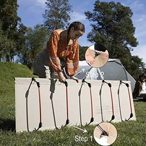 Heavy Duty Aluminum Frame Foldable Camp <b>Cot</b> With Oxford Fabric Mattress for Outdoor Patrol Team Bulk Order Folding Chair Bed - Product Image 2