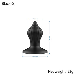 Venta al por mayor de China Plug Anal Grande impermeable de silicona Anal Expansión Butt Plug Ropa interior - Product Image 4