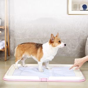 Grande Folding Plastic Pets Splash Proof Cães WC Urina Bacia Produtos De Limpeza - Product Image 2