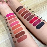 Crayon à lèvres vegan personnalisé à marque privée, sans cruauté, longue tenue, marron foncé, nude, waterproof, texture crémeuse