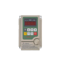 Modèle le plus vendu AS2-107 0.75KW 220V Monophasé 5A 400Hz Variateur de fréquence compact à contrôle vectoriel sans capteur Certifié CE pour la vitesse du moteur