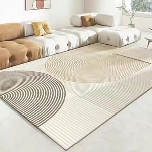 Modern Geometric Area Rug Rectangle Stain Resistant Living Room Bedroom Full Coverage Non Slip Mat - Product Image 4