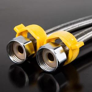 Tuyau tressé en acier inoxydable 1/2 po 304, flexible, haute pression, pour chauffe-eau, toilettes, raccord de plomberie - Product Image 3