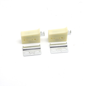 Supports de suspension pour armoire, connecteurs en plastique blanc-beige, durables, pour fixation en surface, accessoires de quincaillerie pour étagères - Product Image 3