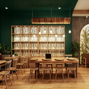 Muebles de Exhibición para Cafetería, Panadería y Pastelería, Diseño de Interiores, Vitrina de Vidrio Personalizada, Barra de Exhibición, Renovación de Cafetería, Tienda de Té - Product Image 3
