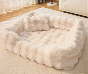 سرير كلاب فاخر صديق للبيئة كبير الحجم بنمط مطبوع قابل للغسل في الغسالة بألوان مخصصة - ماركة كيبو - Product Image 4