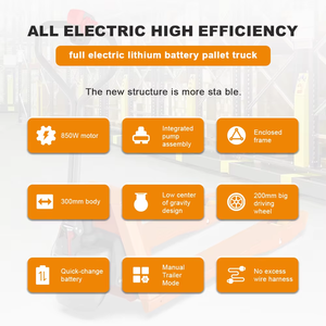 User-Friendly 1.5Ton 2Ton Jack <strong>Forklift</strong> Pallet Trucks Electric Automatic Battery Power Star <strong>Manufacturer</strong> Farm <strong>Used</strong> Manual Motor - Product Image 4