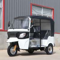 Tuk-tuk d'exportation : Tricycle à passagers à essence avec refroidissement vertical à eau
