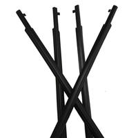 Joint d'étanchéité de porte tout-terrain 4x4 en caoutchouc, remplacement pour Land Cruiser LC80 1990-1997, noir, OE 67861-60073 67862-60073