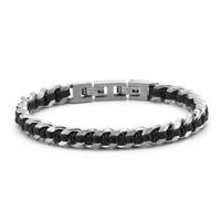 Lien en acier inoxydable personnalisé pour hommes, accessoires de mode, conception de bijoux, Bracelet tendance pour hommes
