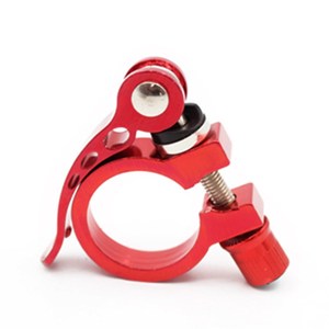 Aluminum <b>Bicycle</b> <b>Seat</b> <b>Post</b> Clamp 28.6 31.8 34.9mm Quick Release Universal Fit Black Silver Red Blue Yellow - Product Image 3