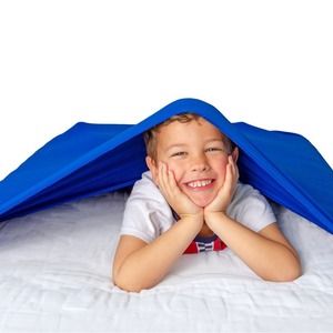 <span class=keywords><strong>Drap</strong></span> de lit élastique en soie de lait sensoriel pour enfants, favorisant le sommeil des nourrissons et des tout-petits - Product Image 1