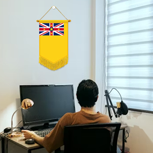 Wholesale Mini Pennant Car Flags 20x30cm Niger Wall Decor <b>Small</b> Ornaments Hanging Digital Printing Satin Material - Product Image 3