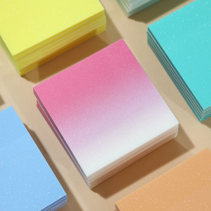New Gradient Color <b>Sticky</b> <b>Notes</b> Student Stationery Marking Memo Pads Office Message Notepads Self Adhesive N Times - Product Image 4