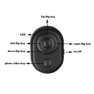 Mini comodi telecomandi per telefono cellulare piccoli Video con otturatore per Selfie Turner Tiktok Smart Scroll Ring telecomando