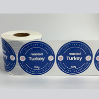 Etiquetas Adhesivas de PVC Impermeables y Transpirables en Rollo, Etiquetas Personalizadas con Código de Barras, Resistentes al Calor, de Secado Rápido, Fuerte Adhesión, Logotipo Personalizado