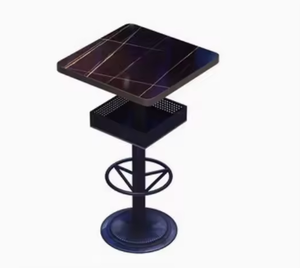Set Moderno di Sedie e Tavolo da Bar in Metallo per Caffetterie, Hotel, Mense, Bistrot, Pub e Locali Notturni - Product Image 6