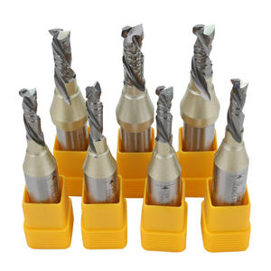 Harden Hot Selling 1/2 1/4 Schacht Carbide Spiraal Endmill 2f Up & Down Cut Compressie Bit Hout Cnc Router Cutter <span class=keywords><strong>Bits</strong></span> - Product Image 1