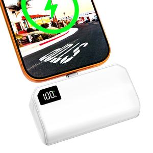 Cargador Portátil OEM ODM con Pantalla Digital, Mini Cápsula, Llavero, Banco de Energía de 5000 mAh con Soporte Metálico para Ver TV - Product Image 1