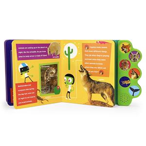 Animales en la noche <span class=keywords><strong>libro</strong></span> de tablero niños <span class=keywords><strong>libro</strong></span> de sonido seis botones fácil prensa <span class=keywords><strong>libro</strong></span> de sonido - Product Image 3