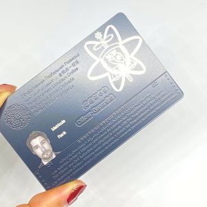 บัตรธุรกิจโลหะสแตนเลสราคาดีที่สุด สลักเลเซอร์ ผลิตตามสั่ง ขายส่ง OEM - Product Image 6