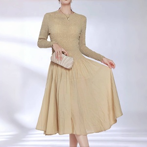 sachin and babi light blue dress How to Wear Dresses in Winter main image 1