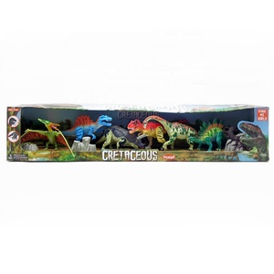 Jouets de figurines de dinosaures réalistes, 6 ensembles de dinosaures, petits jouets de dinosaures avec articulation mobile, ensemble de modèles d'animaux sauvages pour enfants - Product Image 6