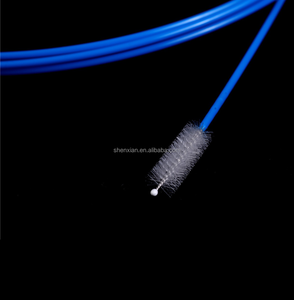 Гибкая одноразовая щетка для очистки эндоскопических каналов с ручкой из полипропилена и нейлоновой щетиной, экологически чистая, для обслуживания медицинского оборудования - Product Image 3