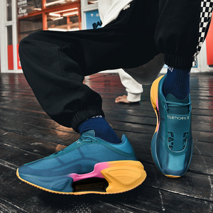 Sneakers Casual <span class=keywords><strong>di</strong></span> Marca con Suola Ammortizzante, Lacci e Tomaia in Morbida Rete Leggera, per <span class=keywords><strong>Uomo</strong></span> e Donna, <span class=keywords><strong>Tendenza</strong></span> Moda Primavera-Autunno - Product Image 3