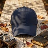 Haute Qualité Lumière Conseil Étanche Respirant Casquette De Baseball Couleur Unie Simple Casquette Visage Petit