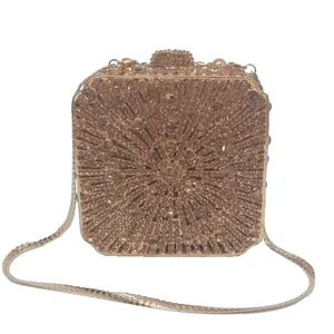 2024 Custom Luxury Evening Rhinestone Bag For Women Diamond Clutch Bags