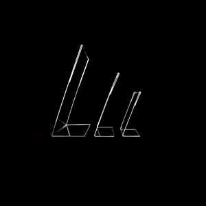 Rõ ràng Acrylic hình chữ L bảng dấu hiệu chủ hiển thị trong suốt đứng cho menu nhà hàng - Product Image 4