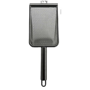 Pala para arena de acero inoxidable Lutin, pala para gallinero con orificios grandes, pala para playa, herramientas de limpieza - Product Image 3