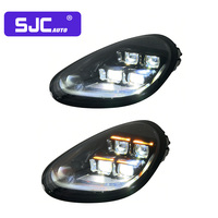Feux avant de voiture SJC pour Porsche Boxster Cayman 987.2, ensemble de phares avant, 2009-2012, phares LED modifiés