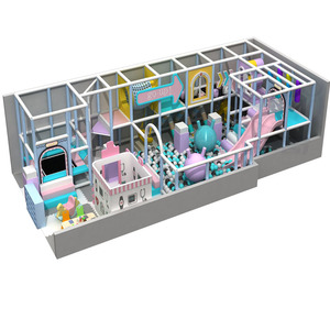 Parco Giochi al Coperto Personalizzato per Bambini, con Scivoli, Trampolini, Giostra e Altre Attività Divertenti - Product Image 4