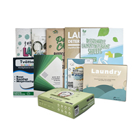 Feuilles de blanchisserie écologiques OEM ODM professionnelles feuille de bandes de détergent à lessive de voyage Portable pour vêtements