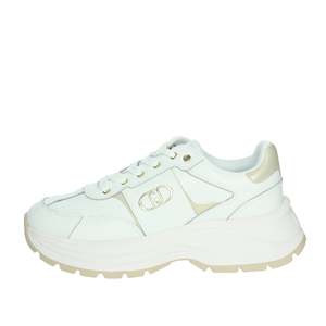 Sneakers da Donna Liu-Jo EVA 02 Bianche con Tacco Alto - Product Image 1