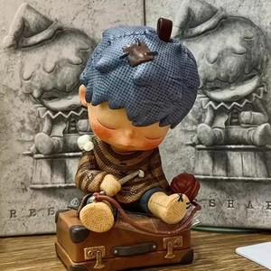 Hirono ชุดกล่องปริศนา5ชุดปรับรูปร่างการ์ตูนน่ารัก, กล่องปริศนาคอลเลกชันโมเดลเดากระเป๋าการ์ตูนตกแต่งห้องของเล่นของขวัญเซอร์ไพรส์ - Product Image 1