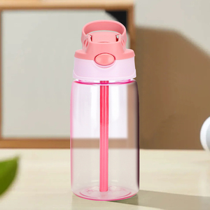 480ml Children Cute Printing Bpa Free Plastic Kids <b>Drink</b> <b>Bottles</b> For School - Product Image 3