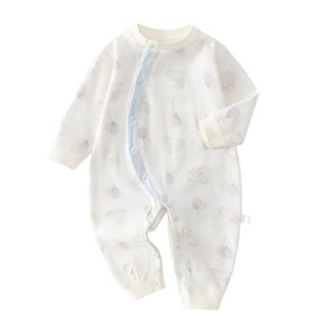 Combinaisons pour bébé à manches longues en pur coton unisexe, couche de base douce pour le printemps, l'automne et l'hiver - Product Image 5