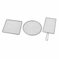 Grille de barbecue en acier inoxydable, écologique, robuste, antirouille, pour le camping en plein air, passe au lave-vaisselle